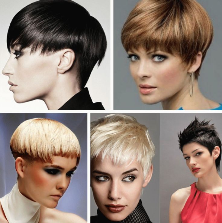 (+115 photos) Women's haircut garcon