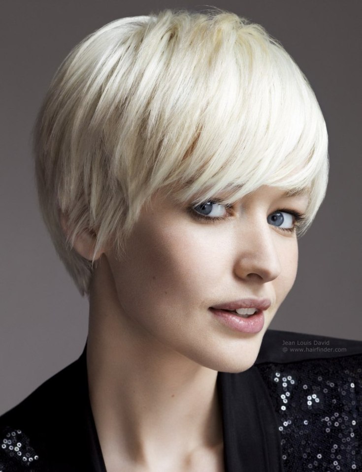 Pixie haircut for blondes