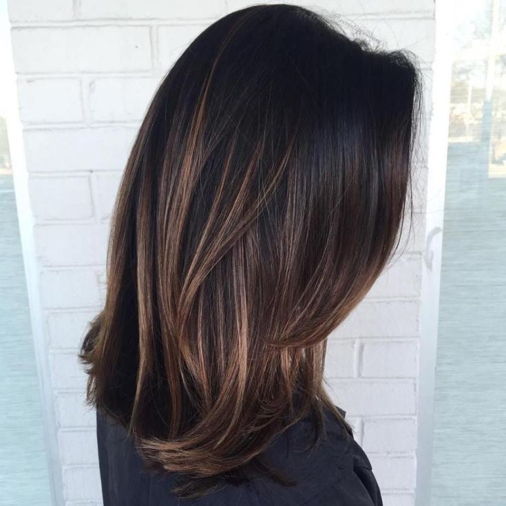 Balayage for medium dark hair