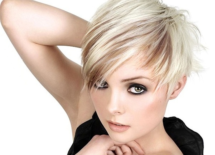 (+115 photos) Women's haircut garcon