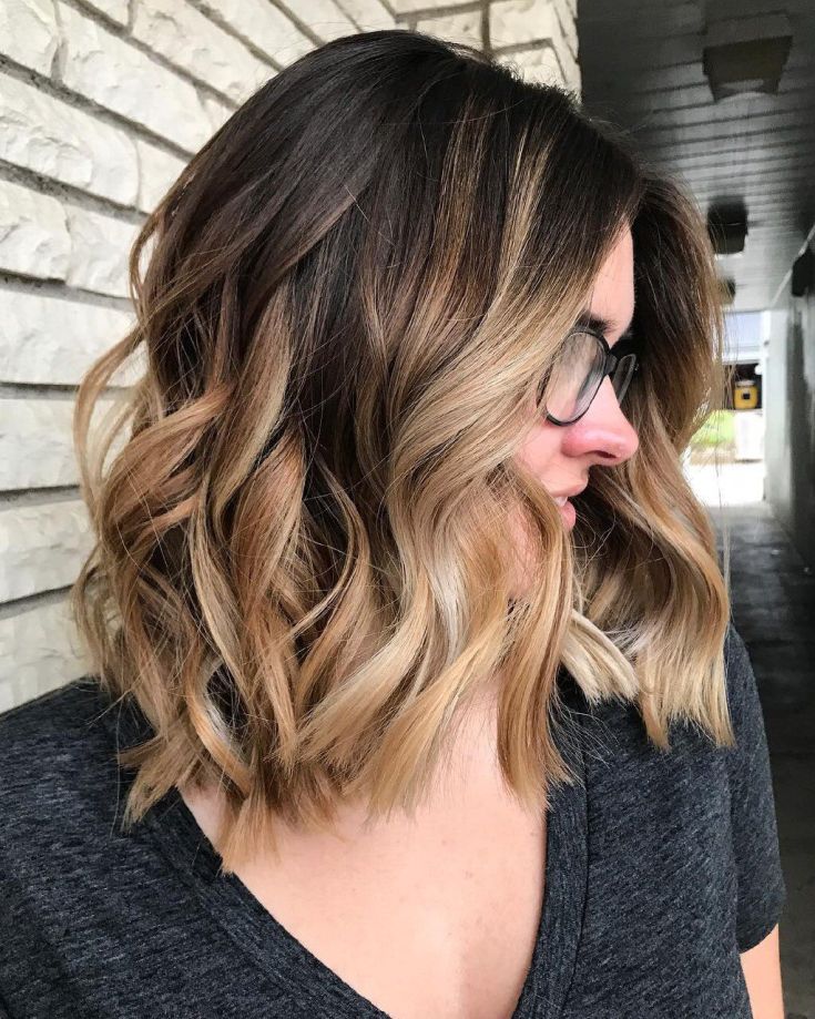 Balayage for medium dark hair