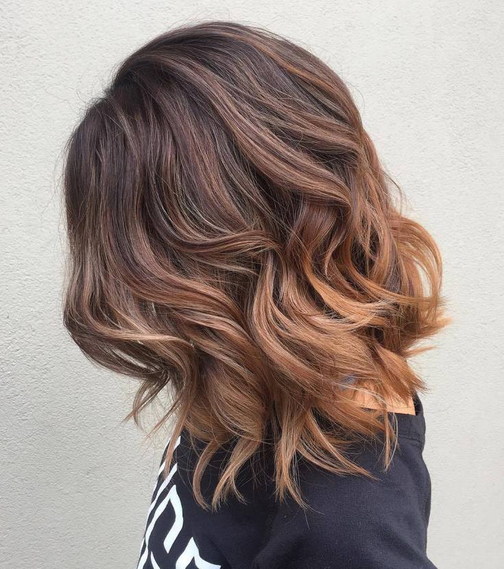 Balayage for medium dark hair