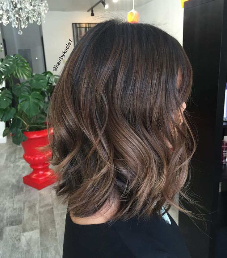 Balayage for medium dark hair