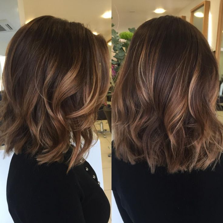 Balayage for medium dark hair