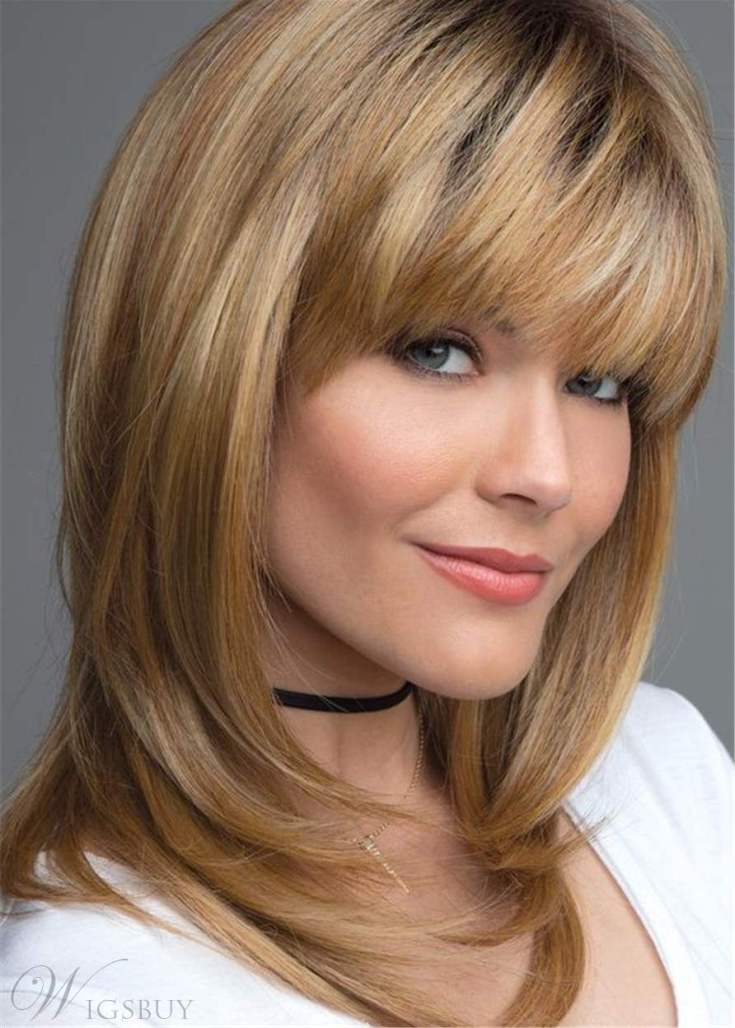 (+165 photos) Women's haircut cascade with bangs