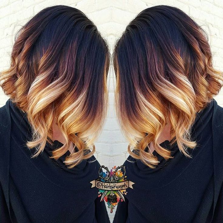 Ombre on a bob square with an extension of 305 photos