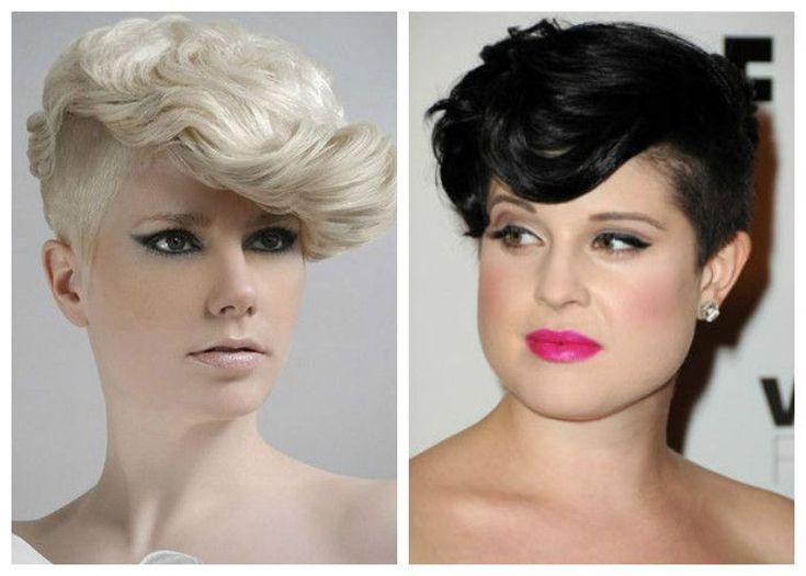 (+210 photos) Pixie haircut for round face