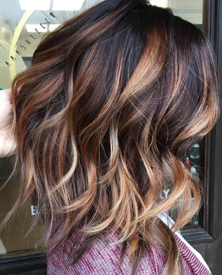 Balayage for medium dark hair