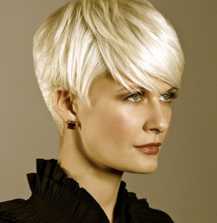 (+115 photos) Women's haircut garcon