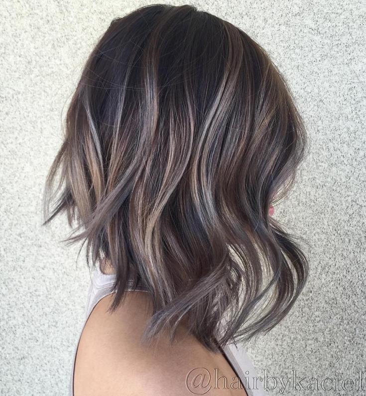 Balayage for medium dark hair