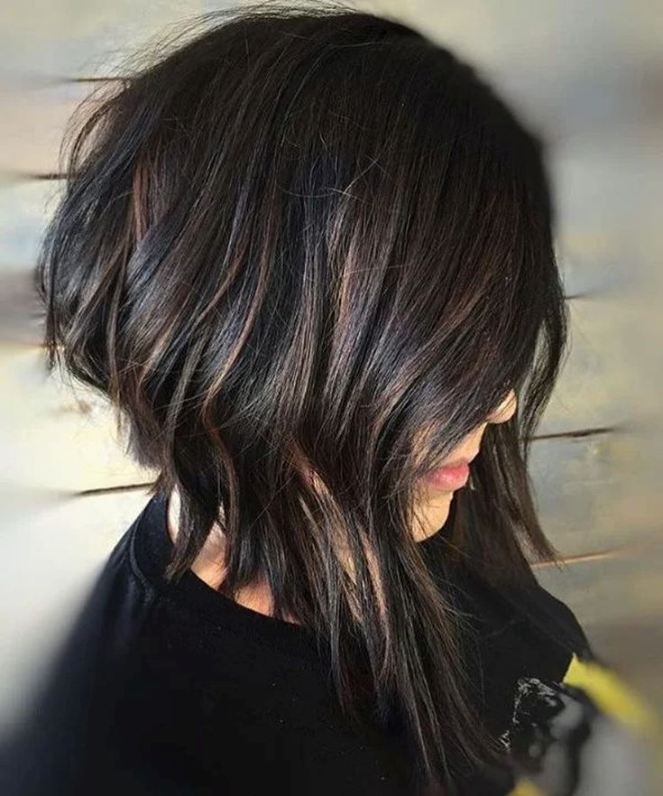 Balayage on dark hair square 180 photos