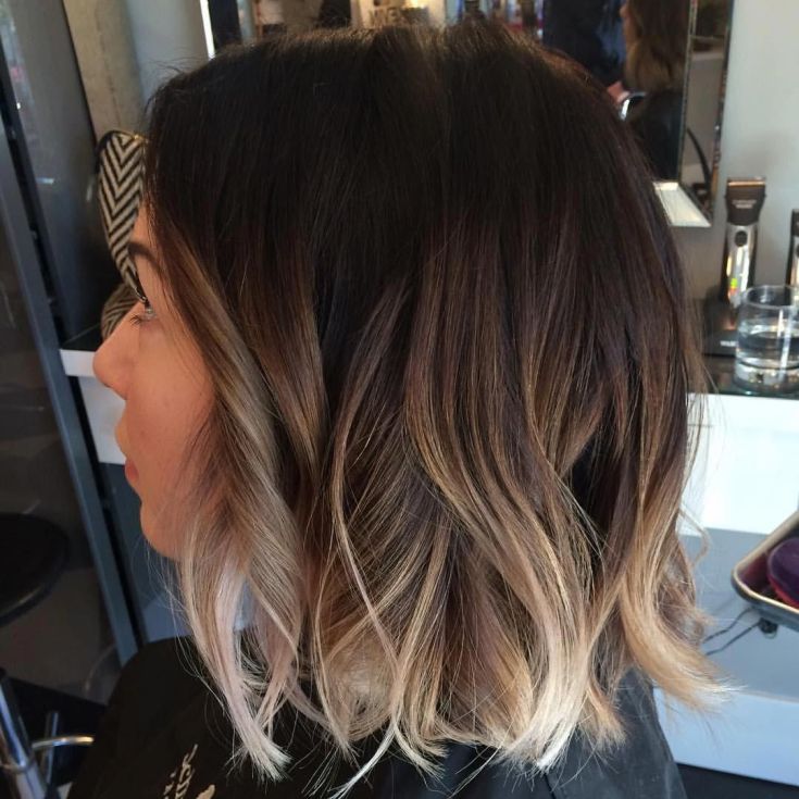 Balayage for medium dark hair