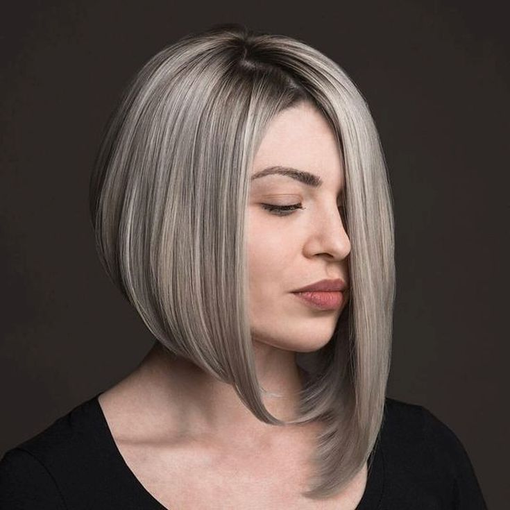 Asymmetrical bob square 178 photos