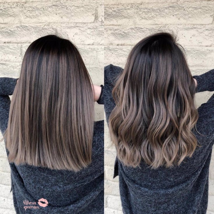 Balayage for medium dark hair