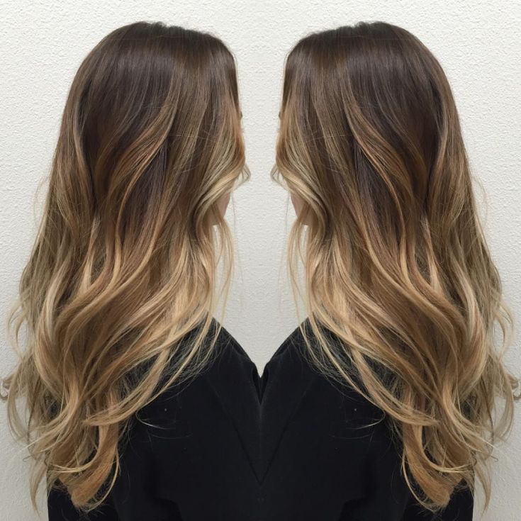 Balayage for long blond hair