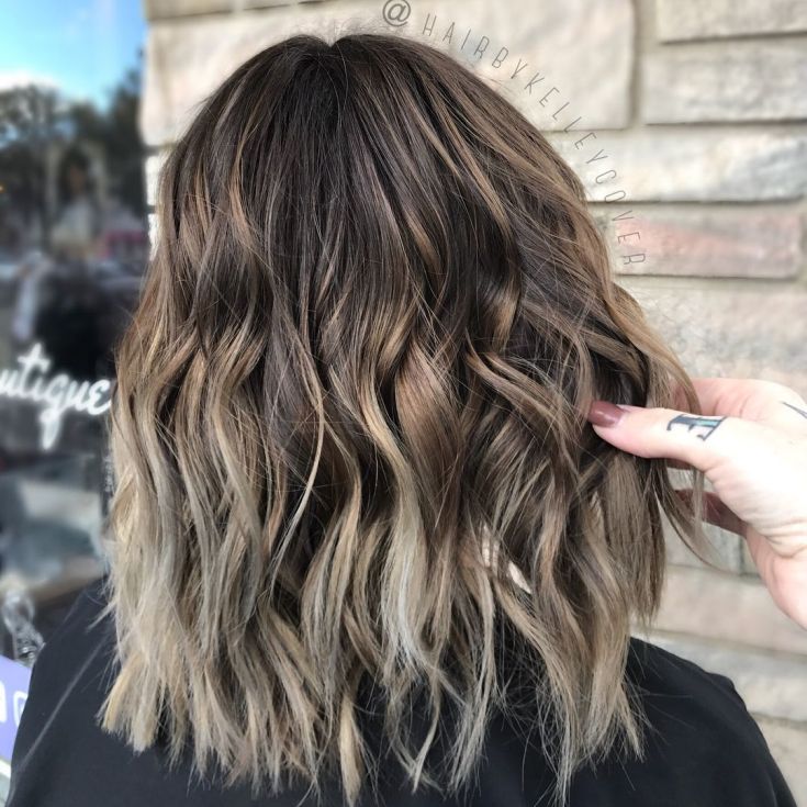 Balayage for medium dark hair