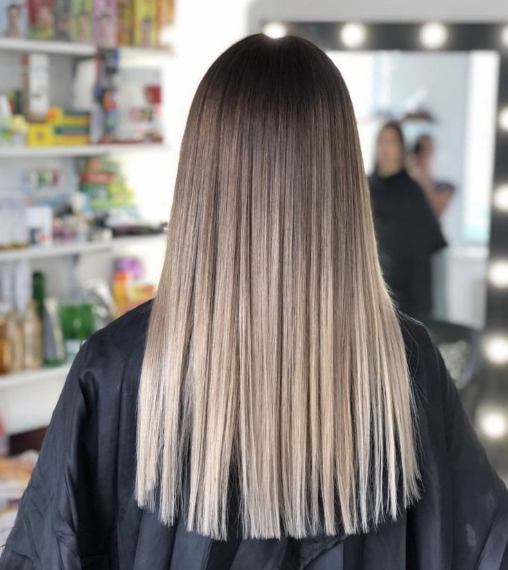 Balayage for long blond hair