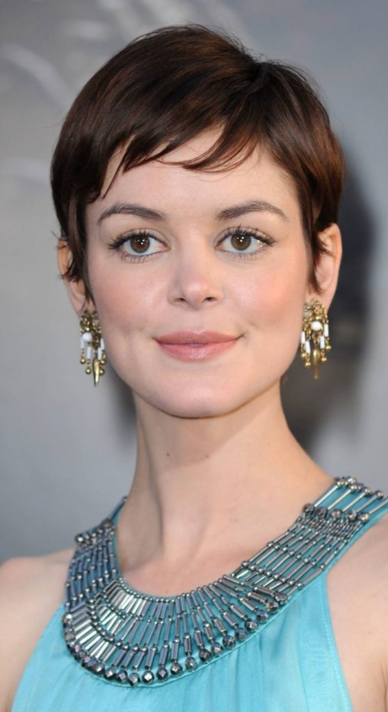 (+195 photos) Pixie haircut for brunettes