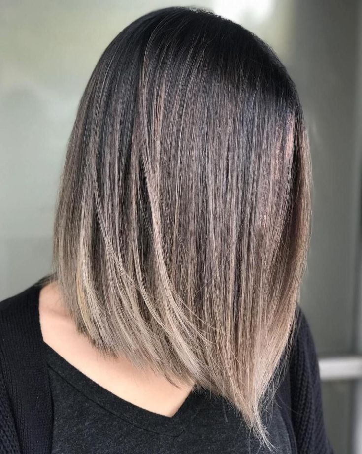 Balayage for medium dark hair