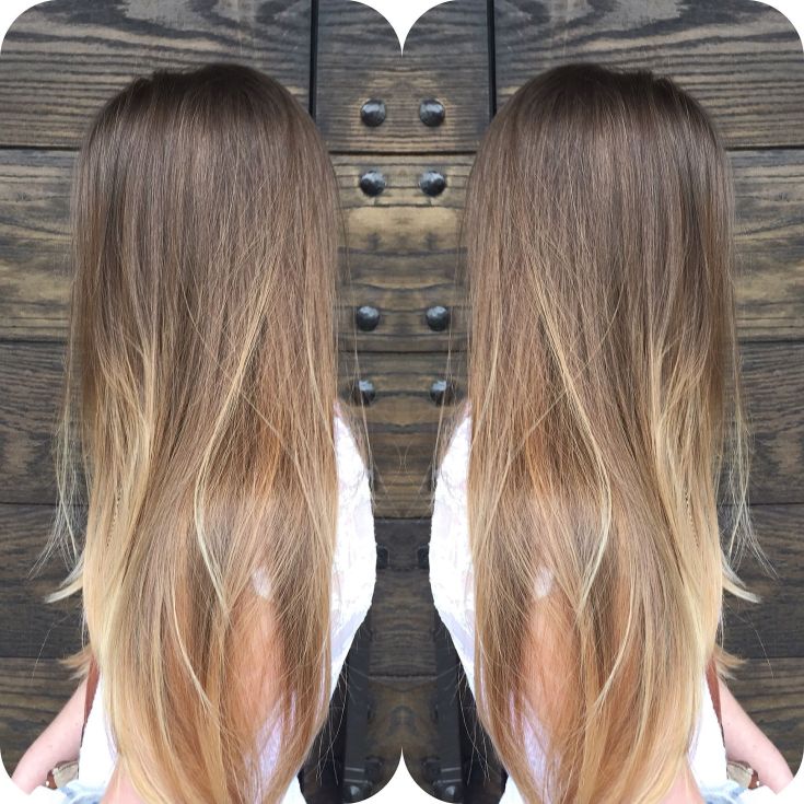 Balayage for long blond hair