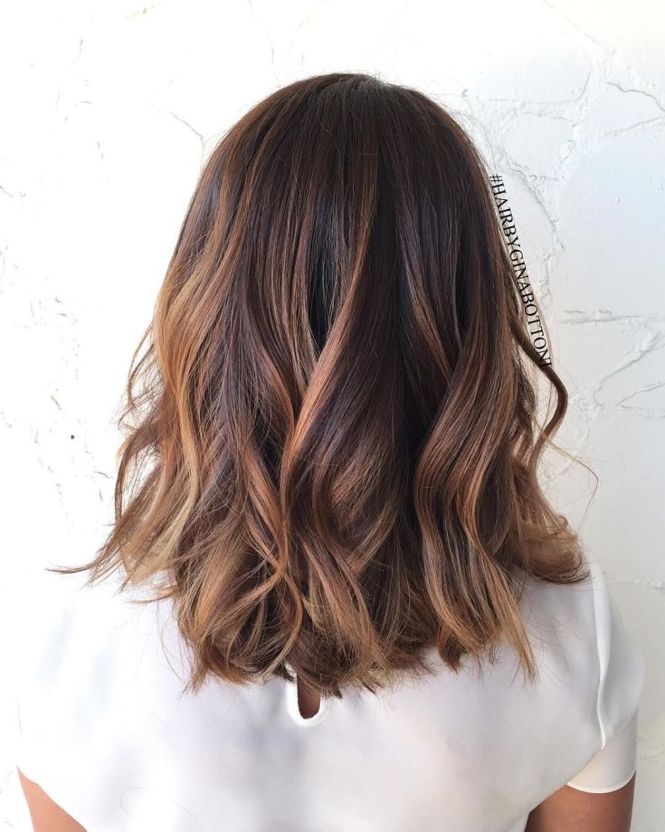 Balayage for medium dark hair