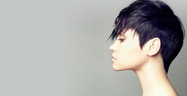 (+115 photos) Women's haircut garcon