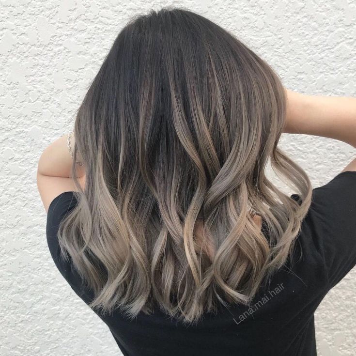 Balayage for medium dark hair