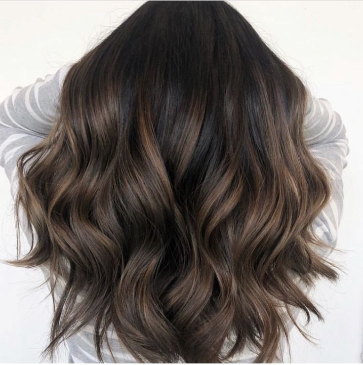 Balayage for medium dark hair