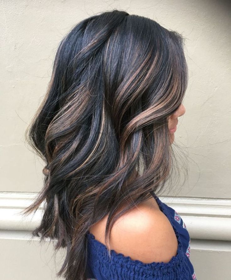 Balayage for medium dark hair