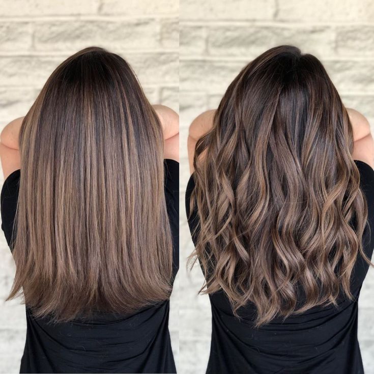 Balayage for medium dark hair