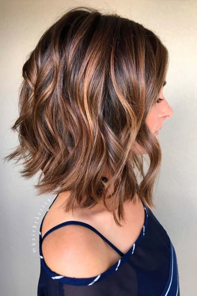 Balayage for medium dark hair