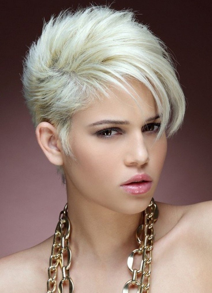 (+115 photos) Women's haircut garcon