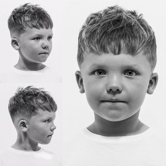 Caesar haircut for boys