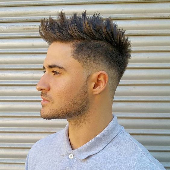 Haircut mohawk only for straight hair