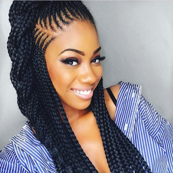 Afro braid hairstyles