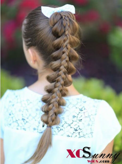 Ideas for braiding fishnet braids for long hair