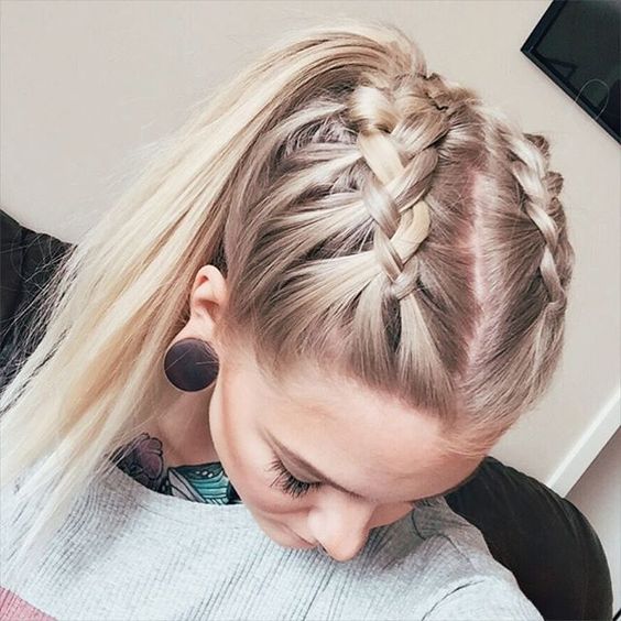 French braid vice versa options