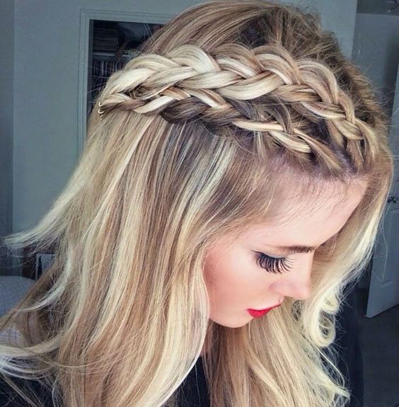 French braid headband