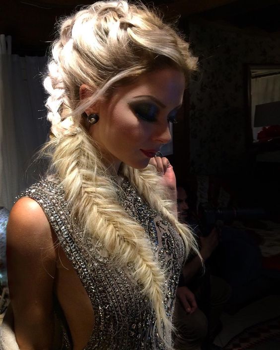 French braid fishtail