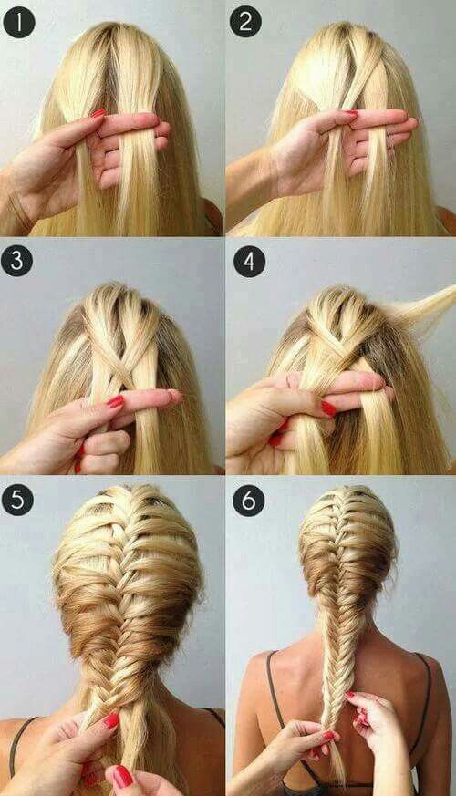 French braid fishtail