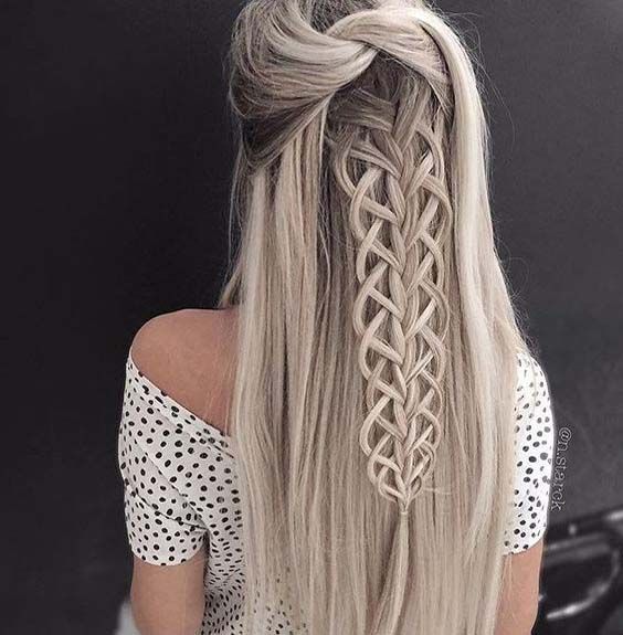  Openwork French braid