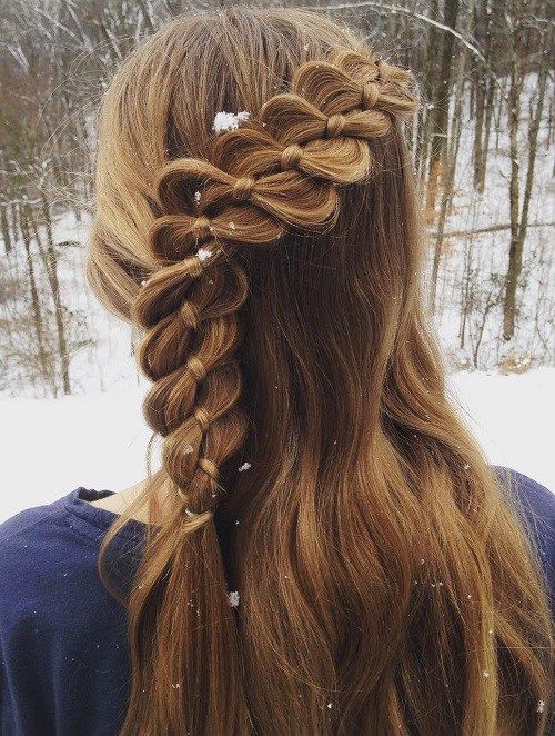  Interesting ideas for weaving French braids