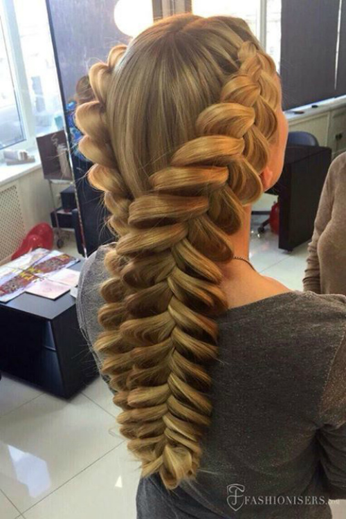  Interesting ideas for weaving French braids