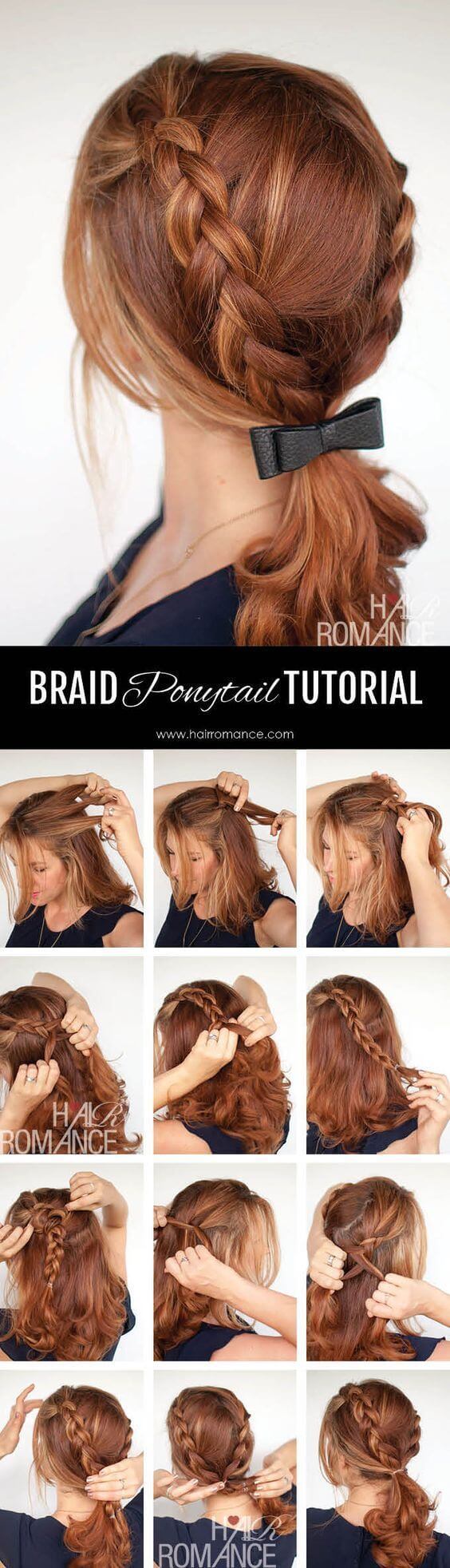 Ideas for weaving French braids