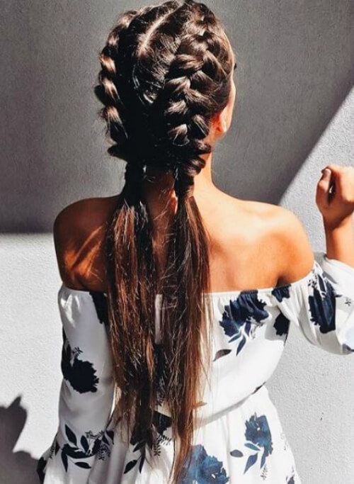 Ideas for weaving French braids