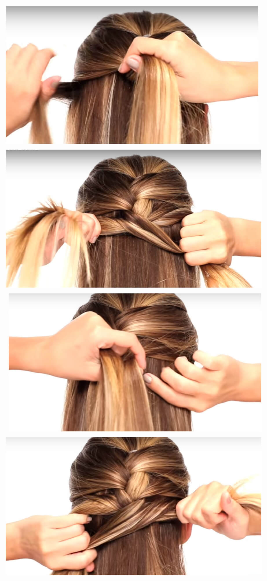  Plain French braid