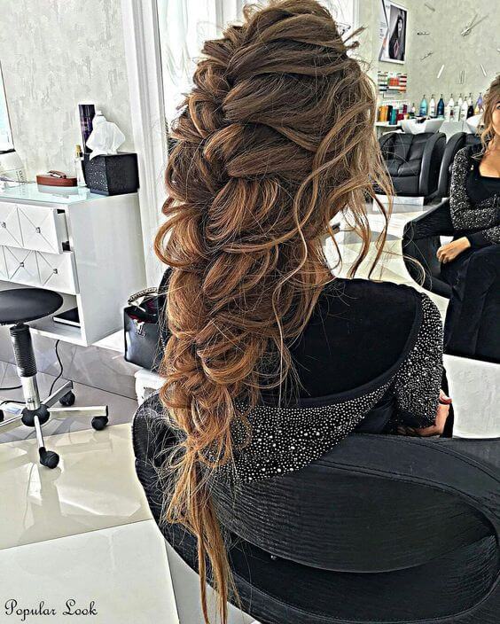 Lush French braid