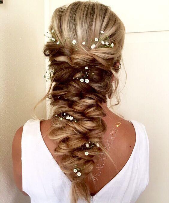 Lush French braid