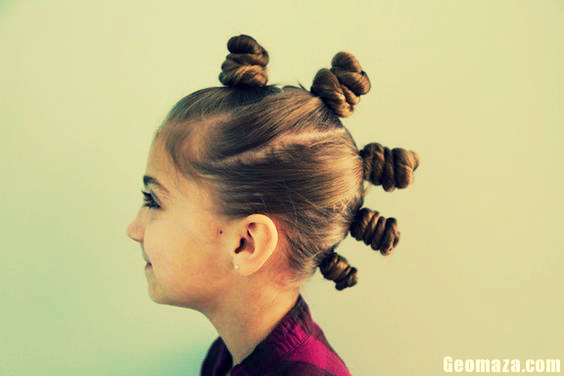 Horn hairstyles for girls