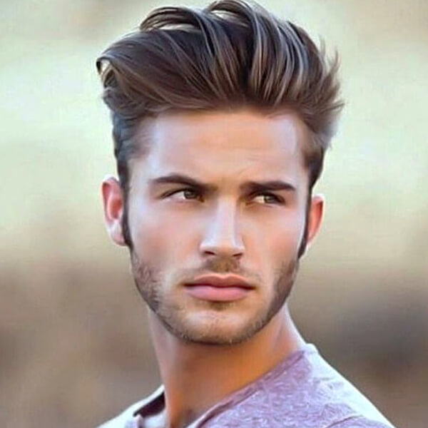 Heart face hairstyles for men